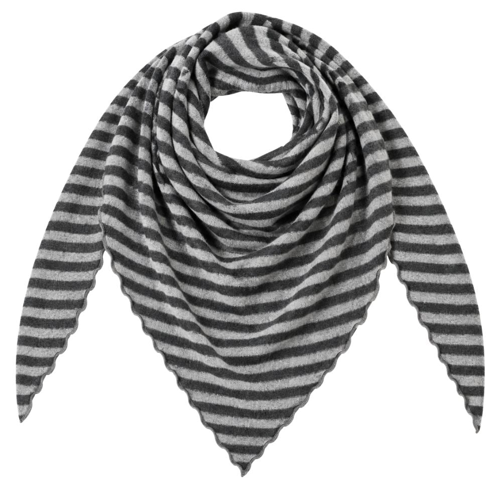 By Basics Dawn Grey/Caviar Shawl Cu