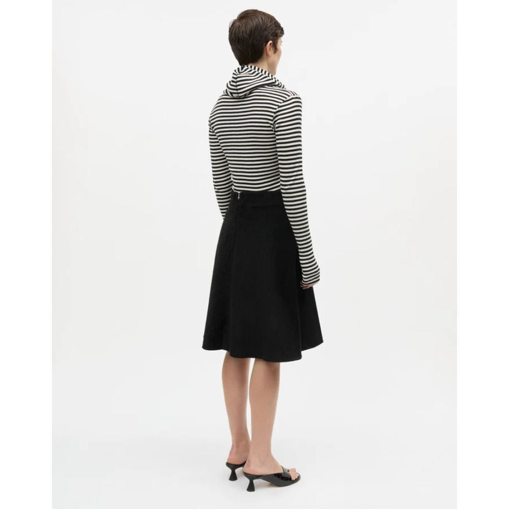 Mads Nørgaard Sort Pretty Cord Stelly Skirt