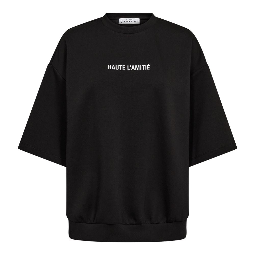 L'amitié Black Print Studio SS Swea