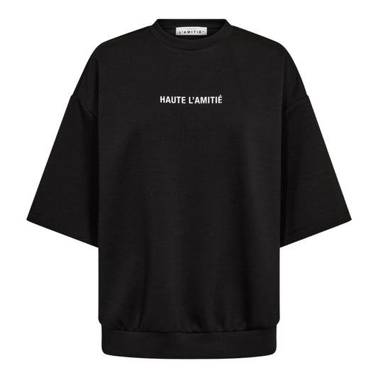 L'amitié Black Print Studio SS Swea