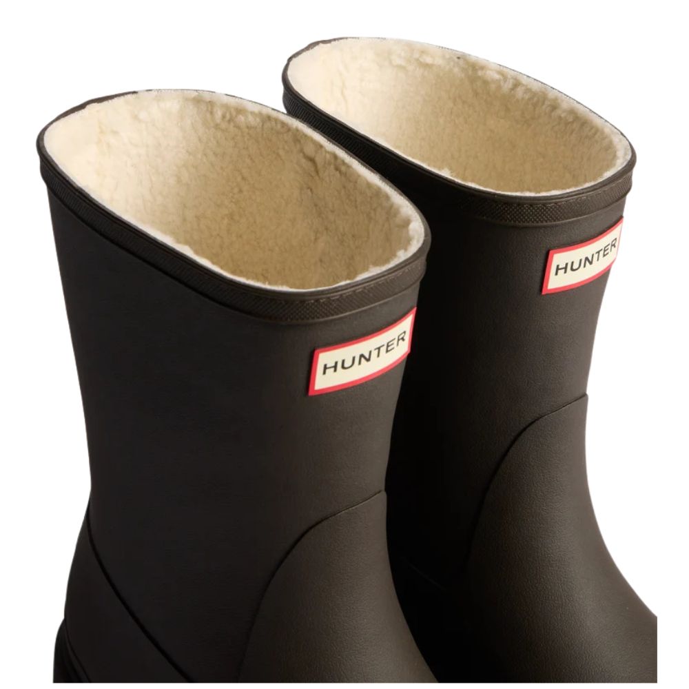 Hunter Brun Downpour Short Insulated Boots