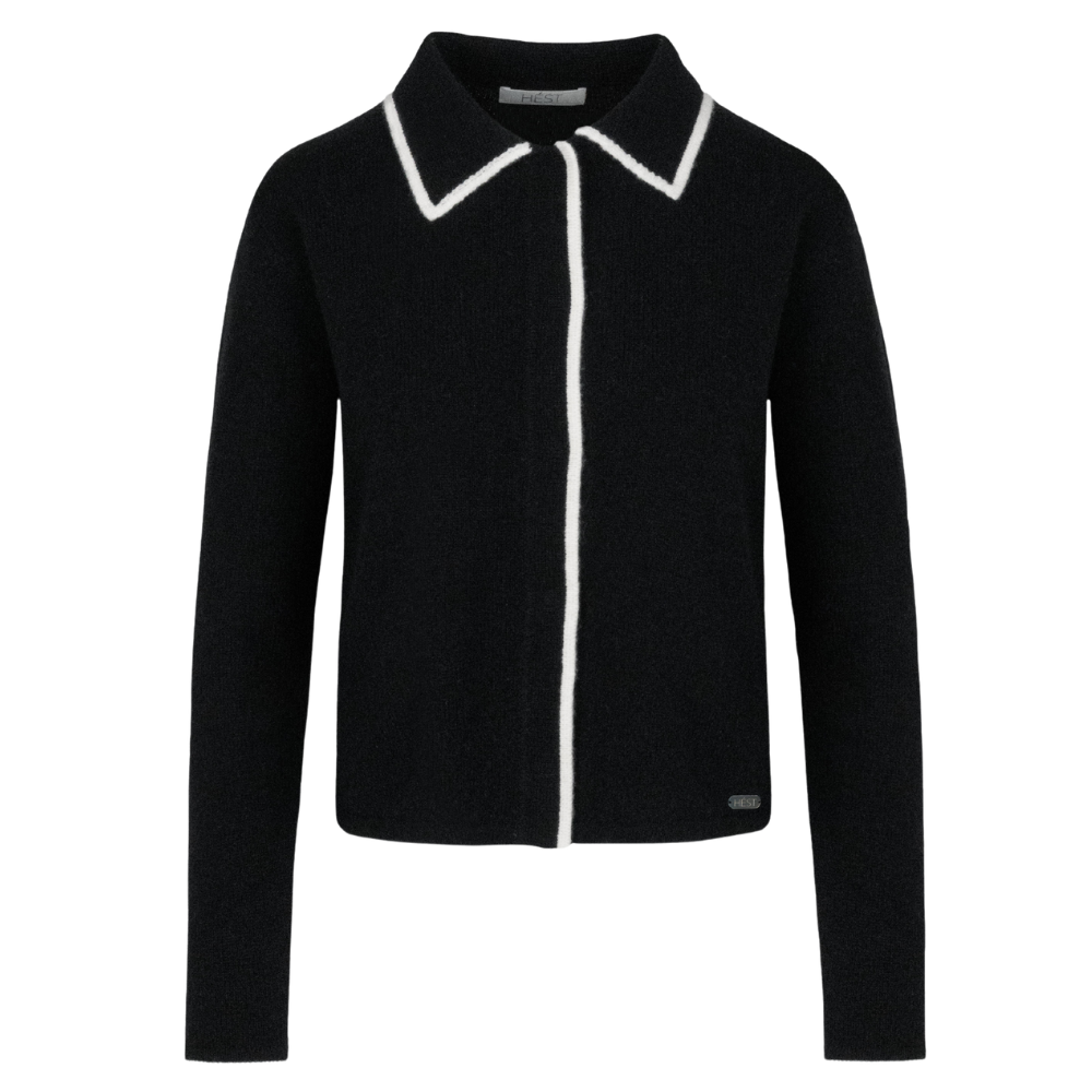 HÉST Black Vivienne cardigan