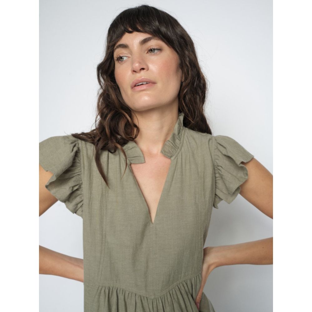 Mos Mosh Olive Waldy Izha Dress