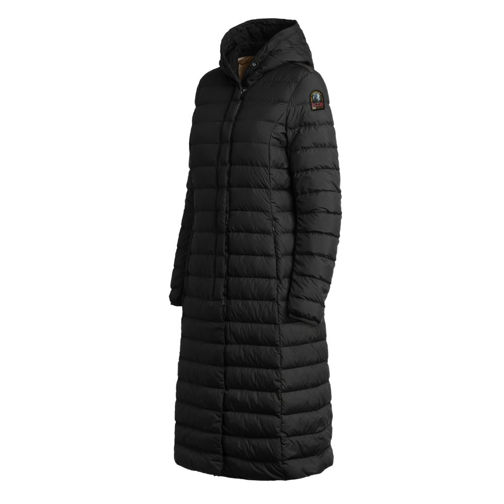 Parajumpers Black Omega Hooded Down Coat
