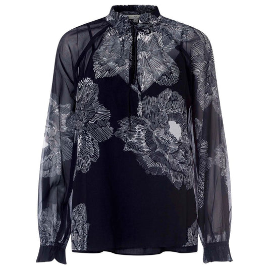 Charlotte Sparre Black Dot Flower Blouse