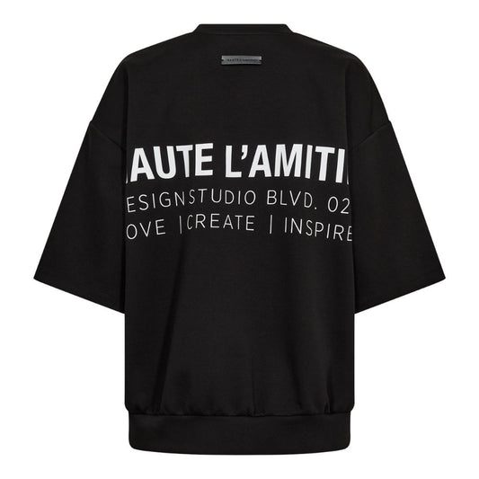 L'amitié Black Print Studio SS Swea