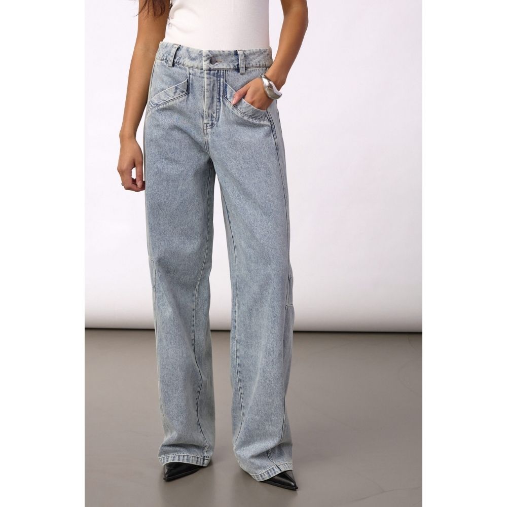 Co`Couture Denim Jackson Barrel Jeans
