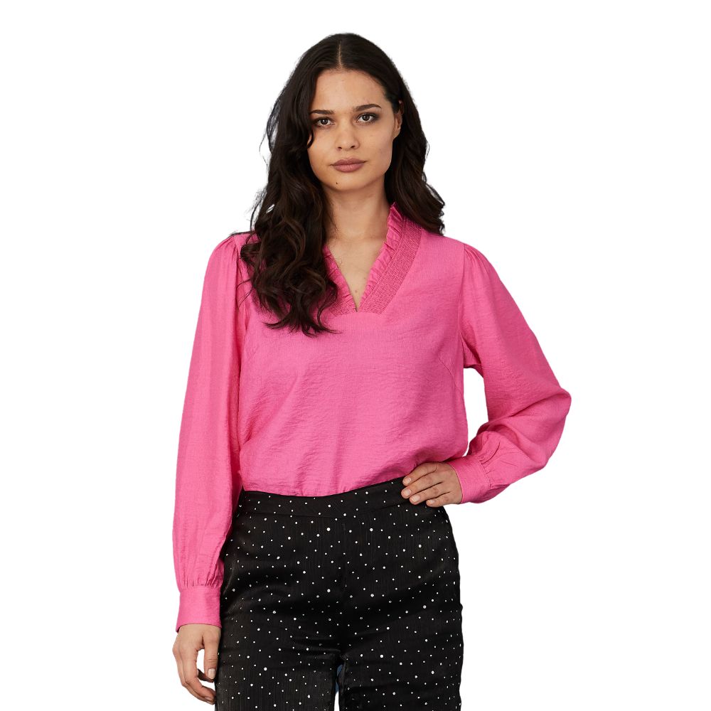 Rue De Femme Pink Emera Blouse