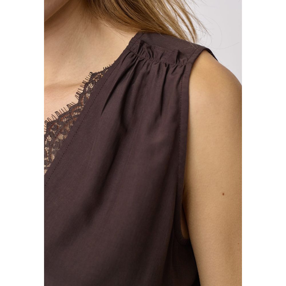 Co'couture Brun Sunny Lace Top
