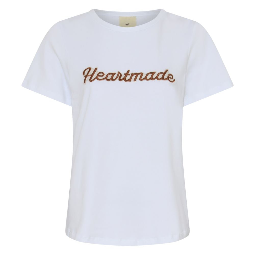 Heartmade Hvid Efia logo T-shirt