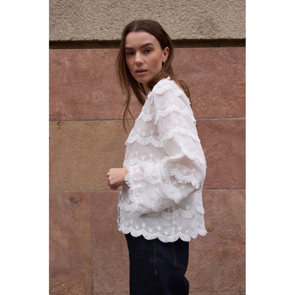 Rue de Femme Hvid Zaylee Shirt