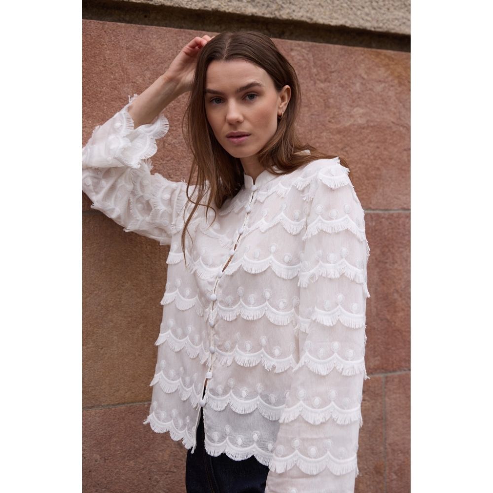 Rue de Femme Hvid Zaylee Shirt