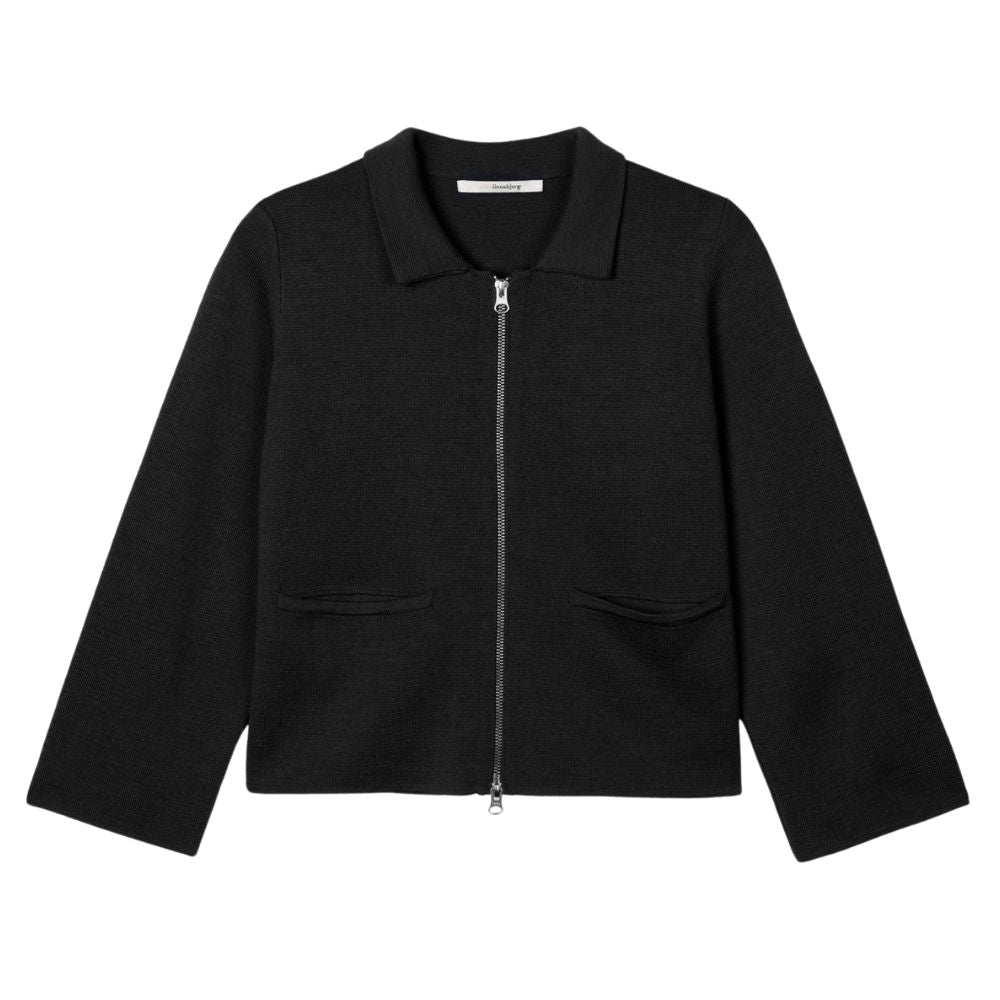 Sibin Linnebjerg Sort Giselle Cardi