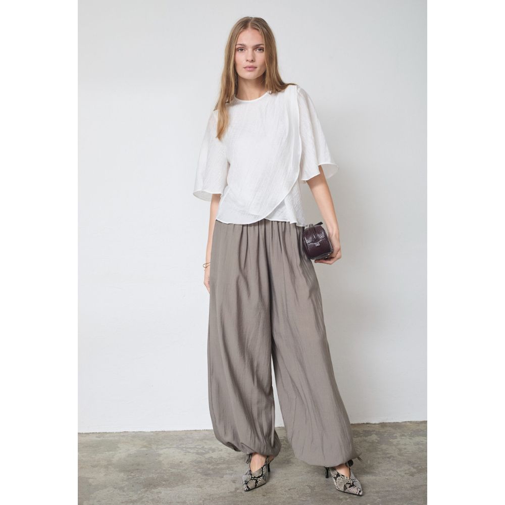 Co´Couture Hvid Conny Drape Blouse