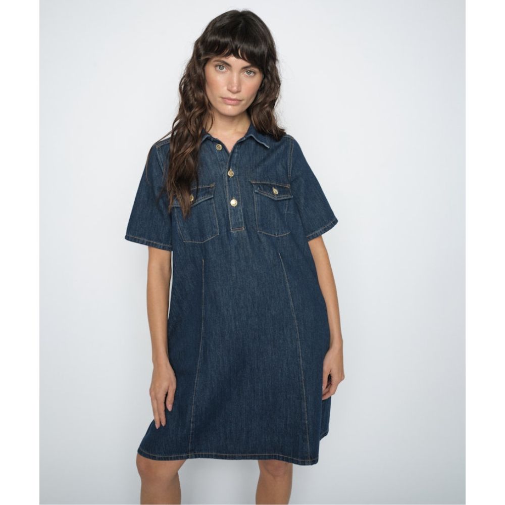 Mos Mosh Dark Blue Biba East Dress