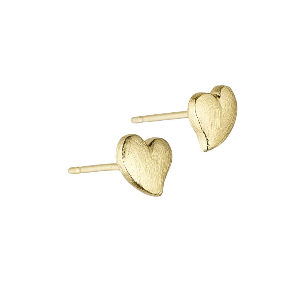 Pure By Nat Esmee Post Heart Earrings