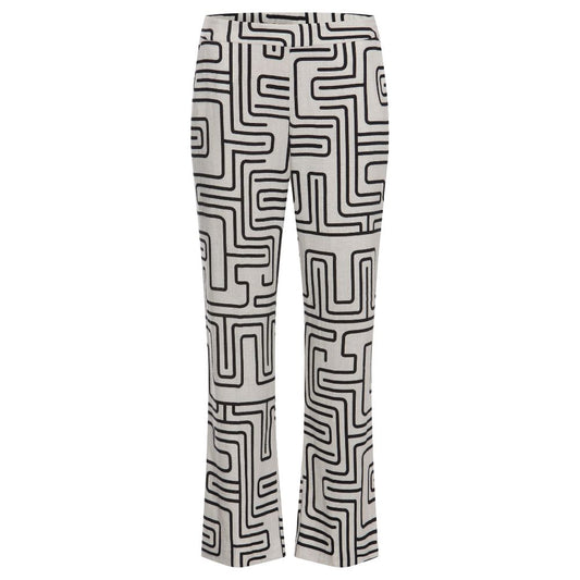 Rue De Femme White Sand Farrah Pant