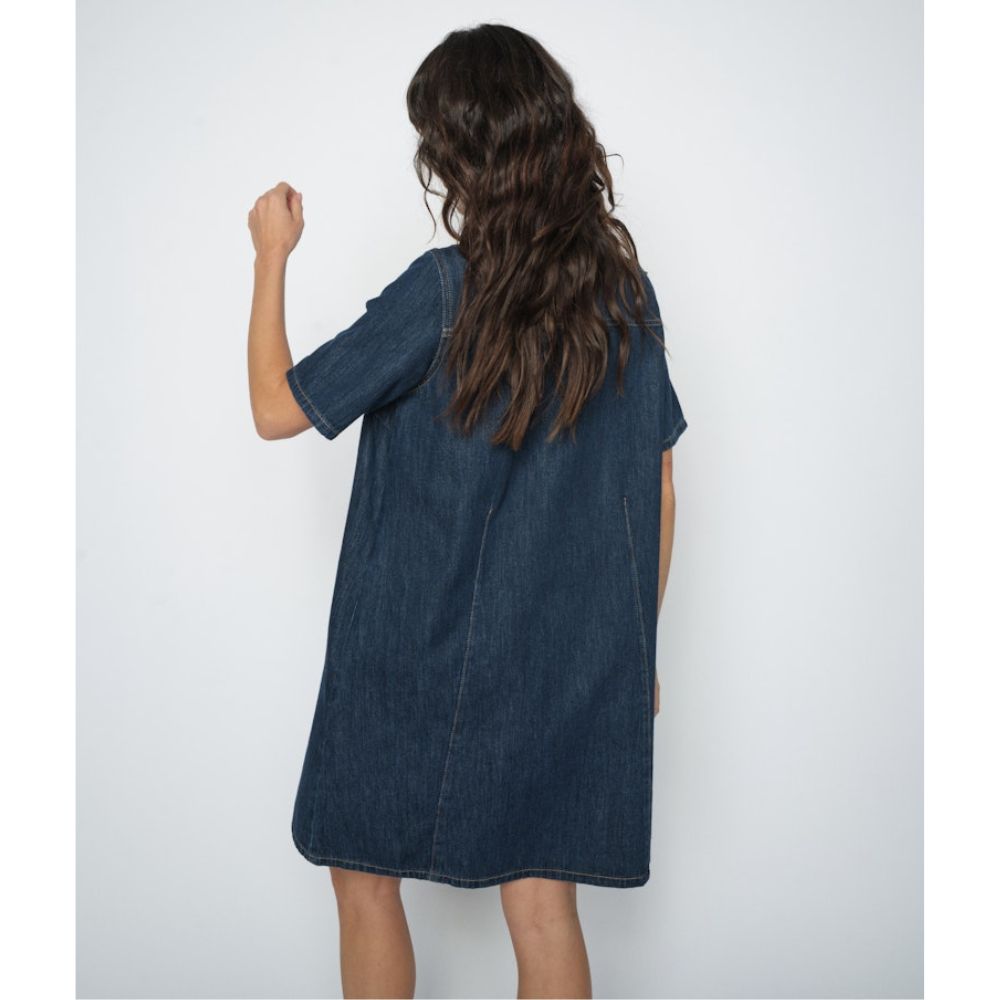 Mos Mosh Dark Blue Biba East Dress