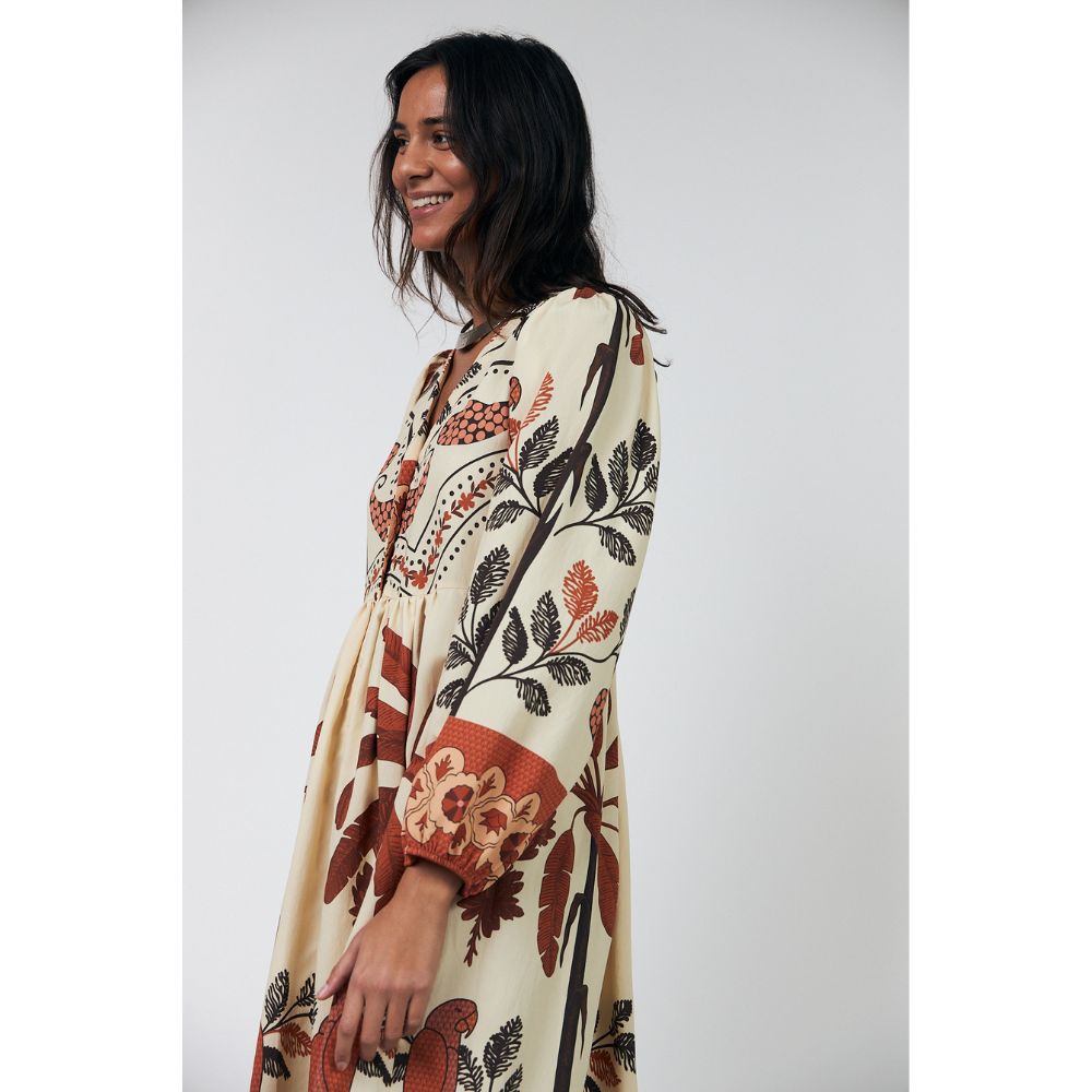 Lollys Laundry Creme Sarai 3/4 Dress