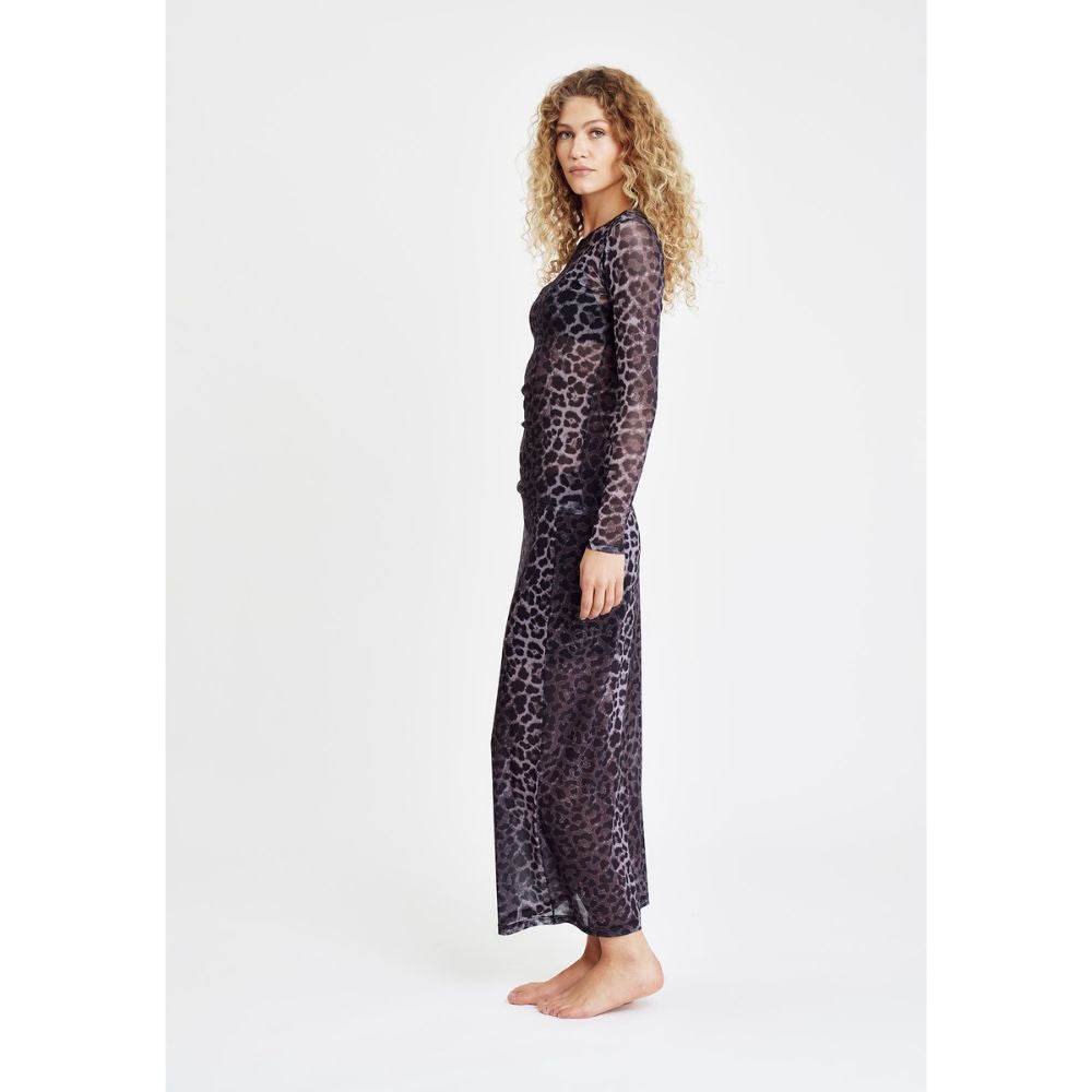 HypeTheDetail w/print mesh bluse