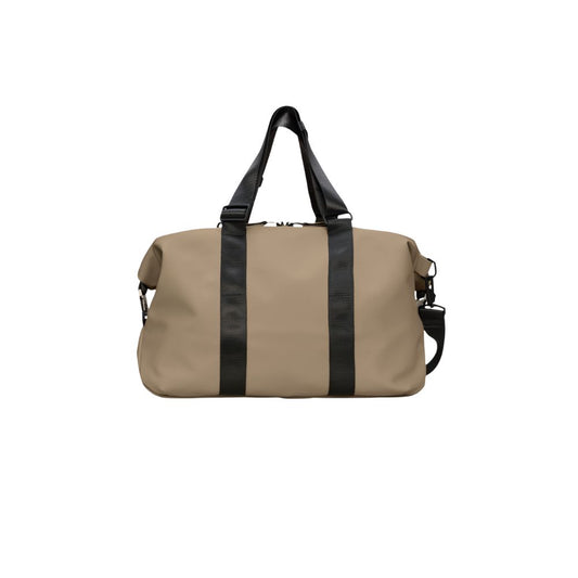 Rains Beige Valera Small weekend Bag