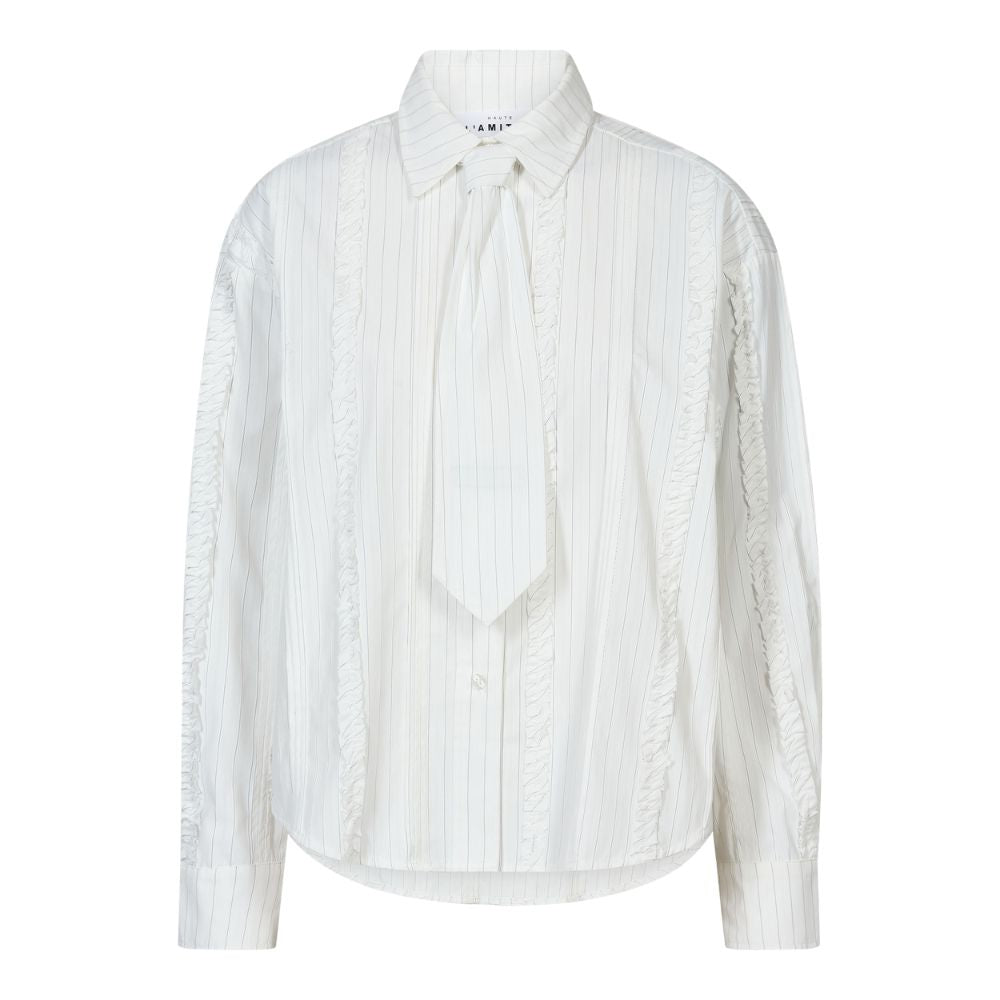 L'AMITIÉ Off-White Inez Pin Frill T