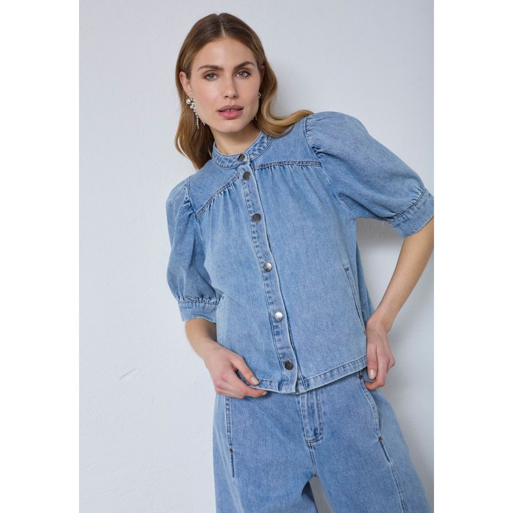 Co'Couture Denim Blue Asja bluse