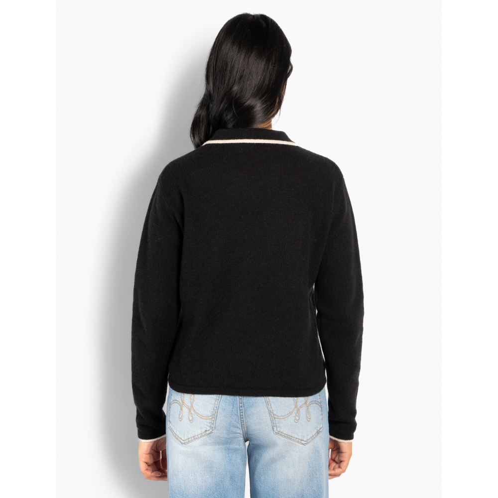 HÉST Black Vivienne cardigan