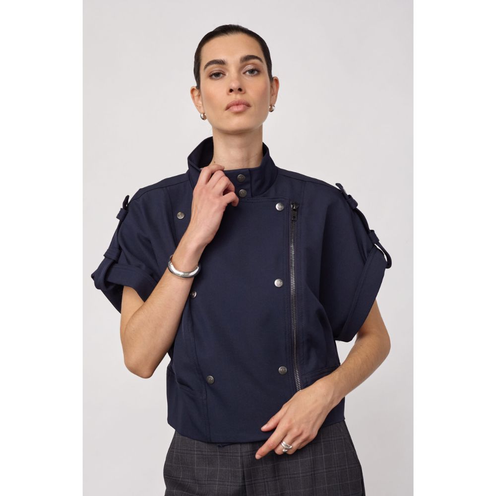 Co'Coture Navy Luna vest