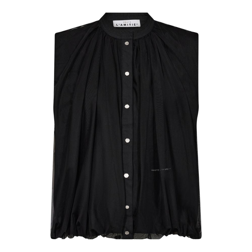 L'AMITIÉ Black Ballet Logo Tech Vest