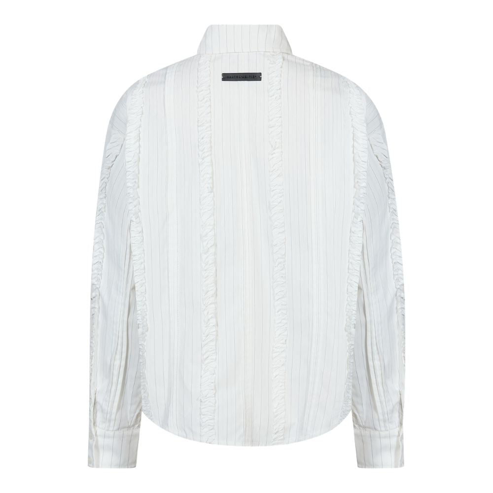 L'AMITIÉ Off-White Inez Pin Frill T