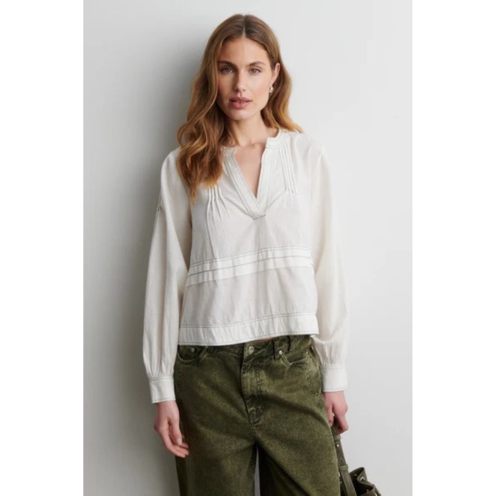 Second Female Hvid Livena Blouse