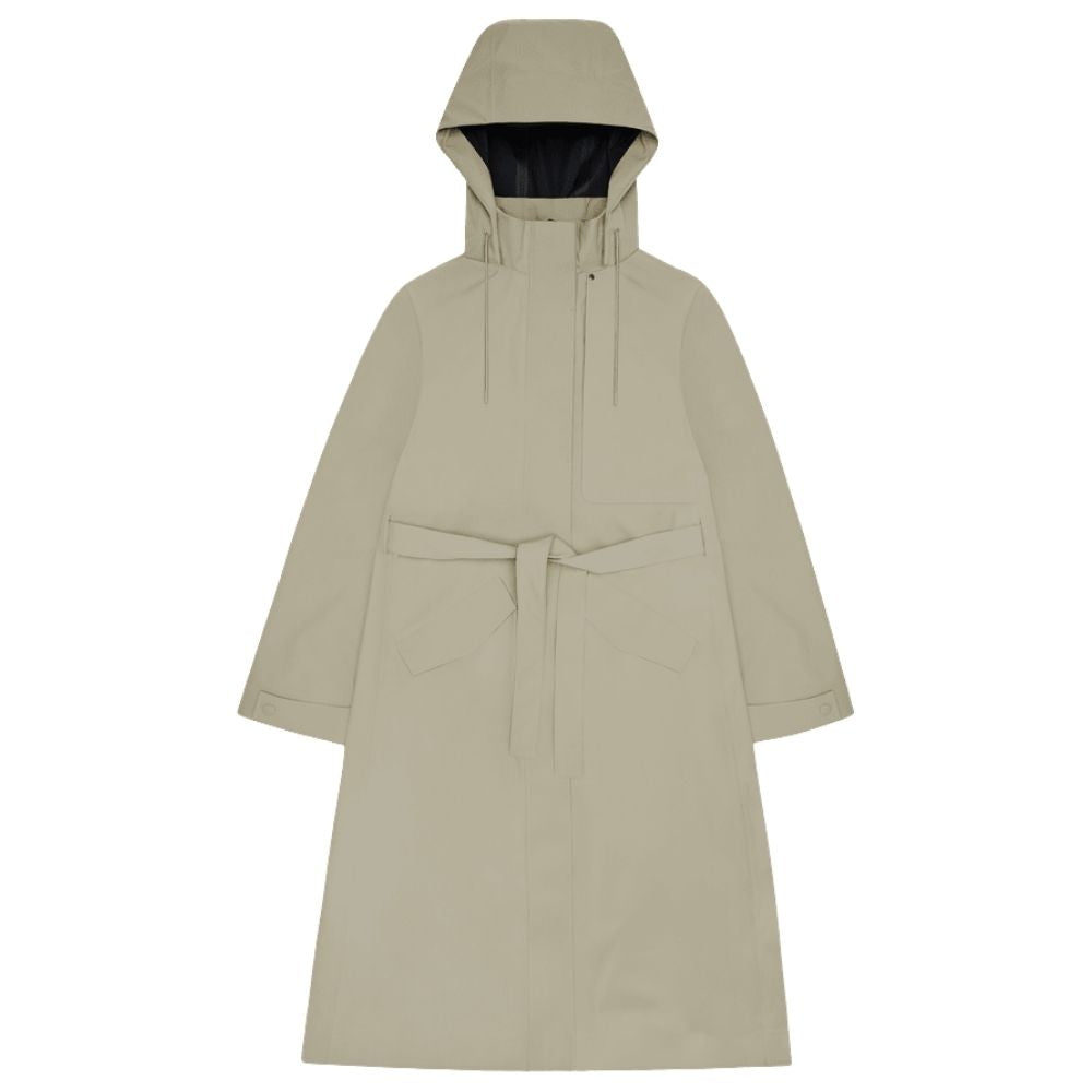 Rains Beige Suva Hardshell Coat