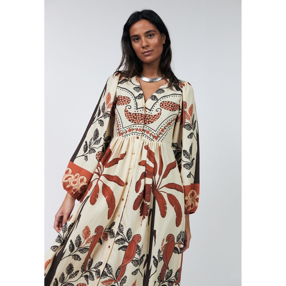 Lollys Laundry Creme Sarai 3/4 Dress