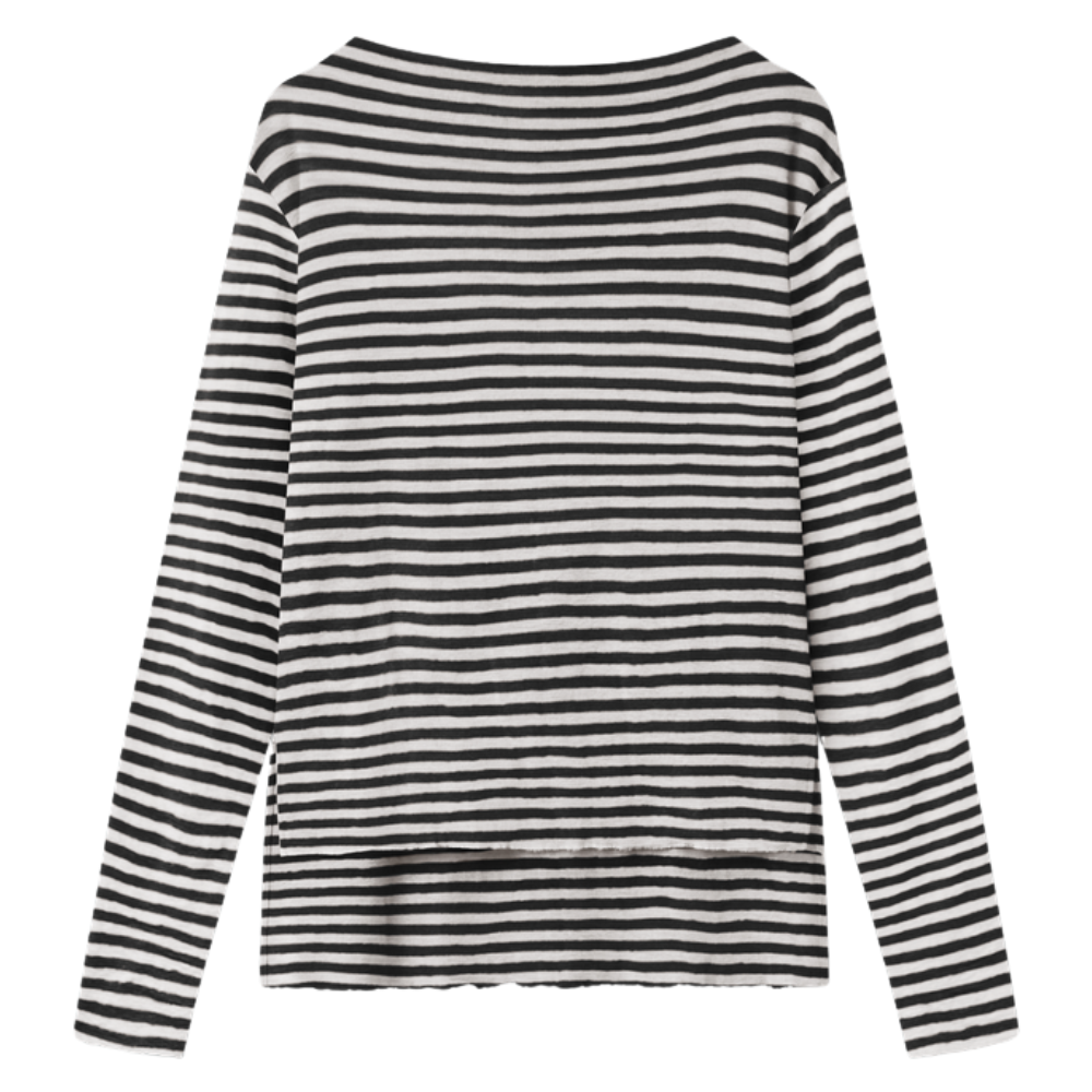 By Basics White/Black Shirt Slits