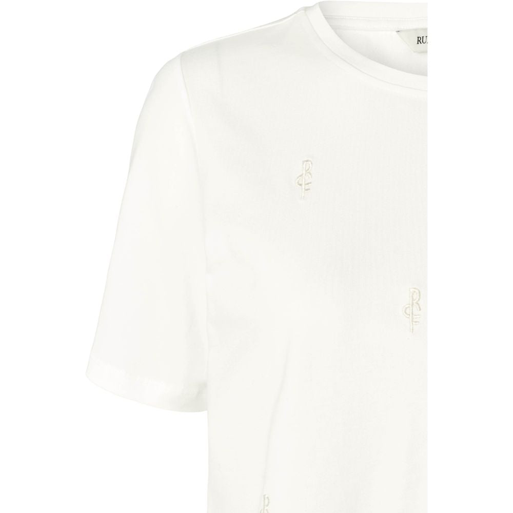 Rue De Femme Off White Alvina logo T-Shirt