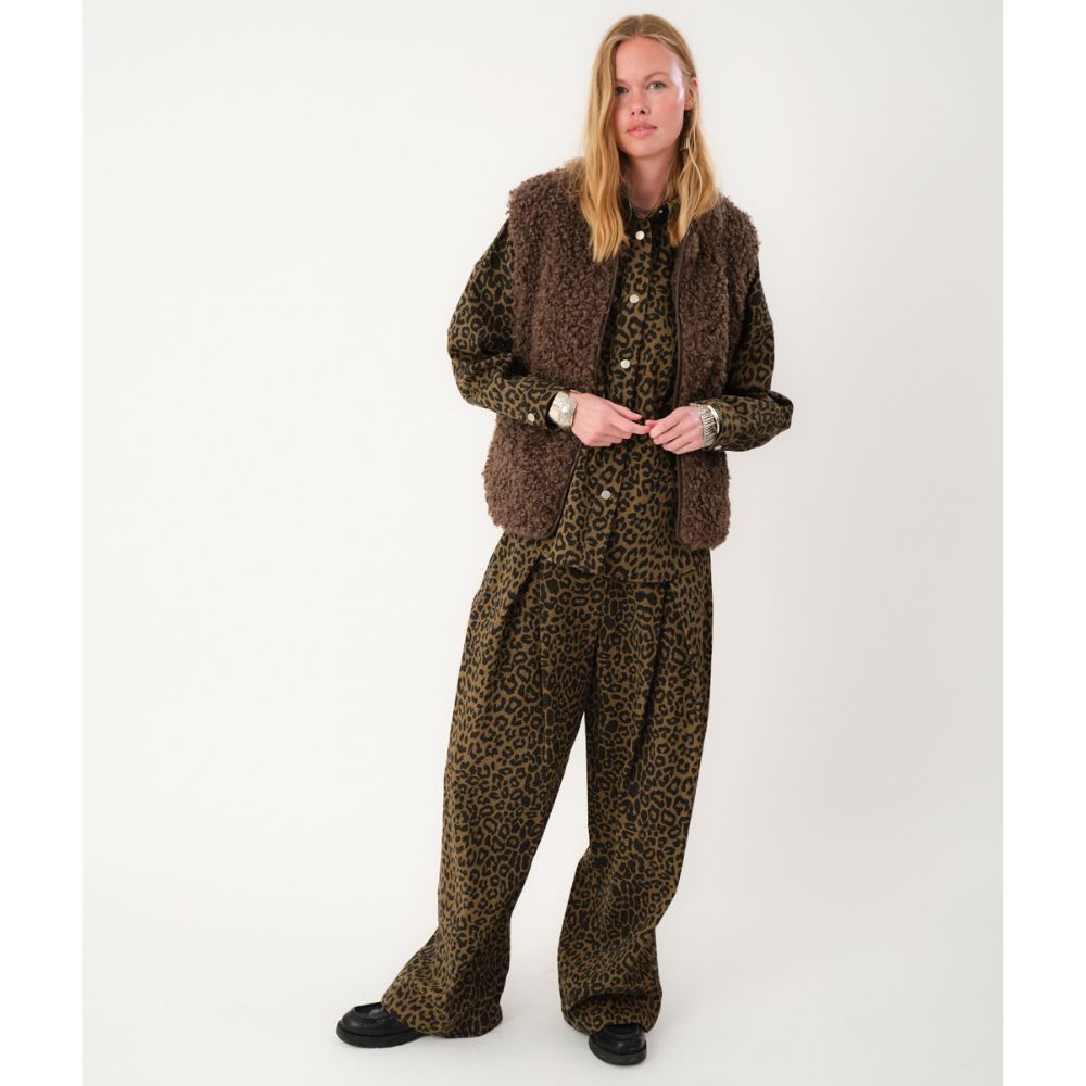 Lollys Laundry Dark Mokka Vada vest