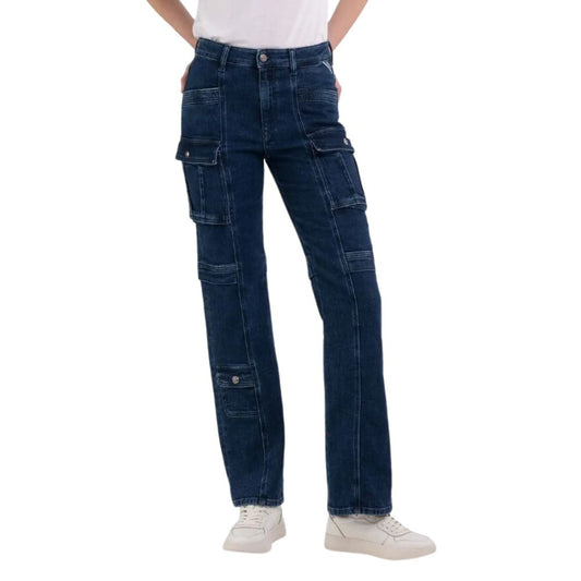 Replay Med Blue Louysa Cargo Straight Fit