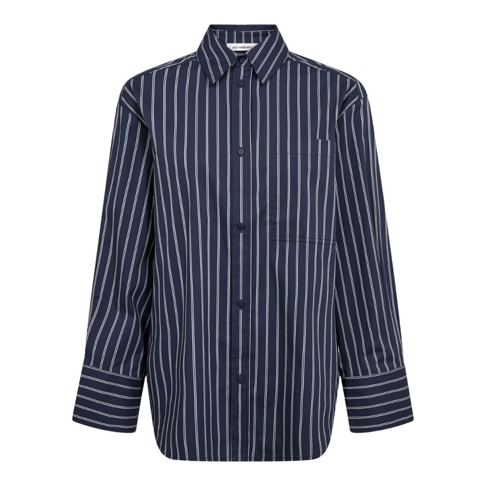 Co'Couture Navy Somo Stripe Shirt