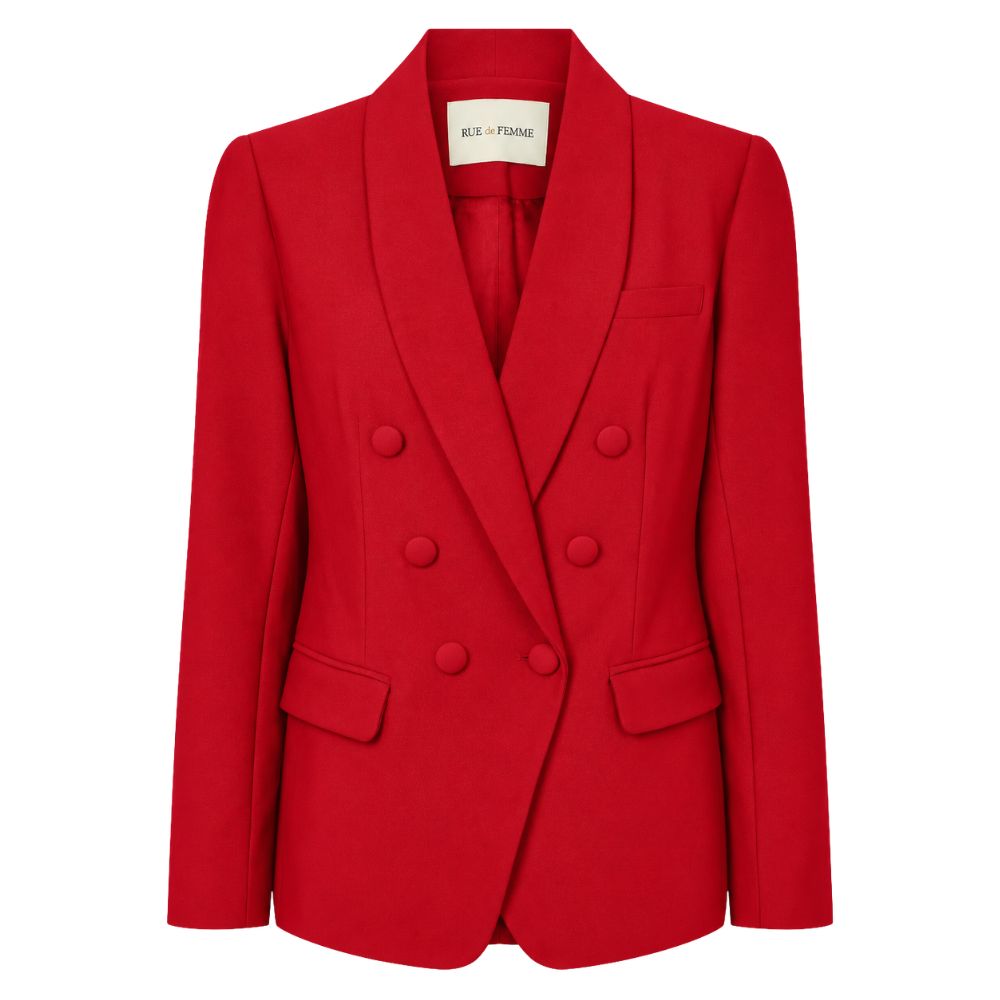 Rue De Femme Rød ComfyEloise blazer