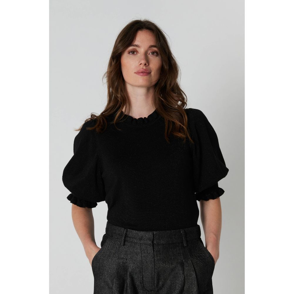 Rue de Femme Black Sorrel Scallop Strik