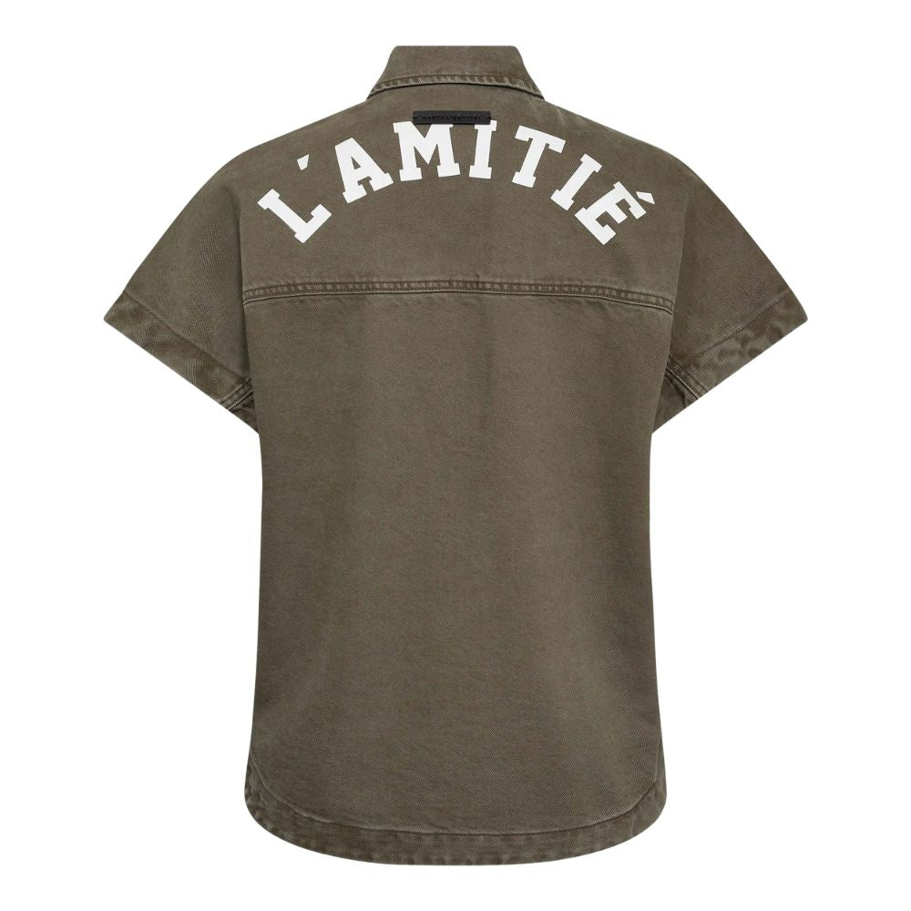 L'amitié Mud Enigma Logo Shirt