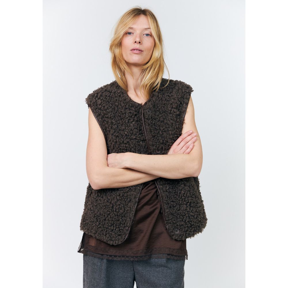 Lollys Laundry Brun Vada Vest