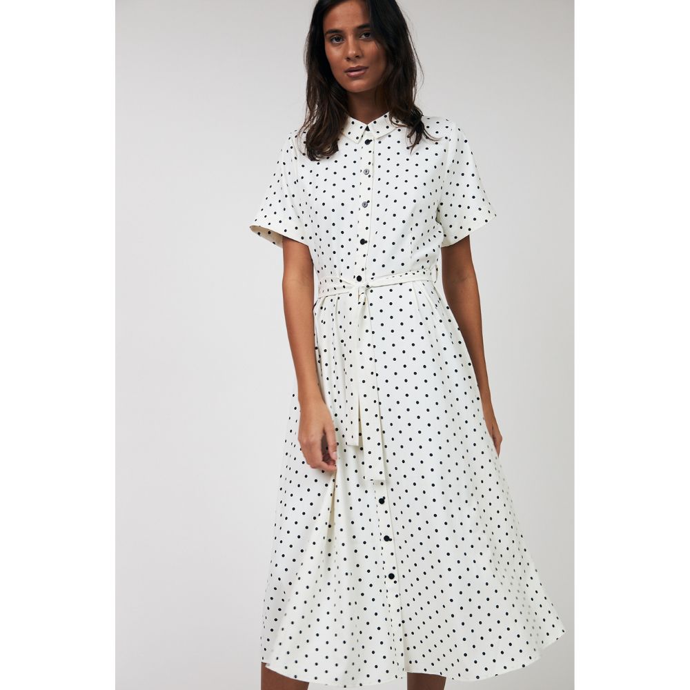 Lollys Laundry Dot Blake Midi Dress