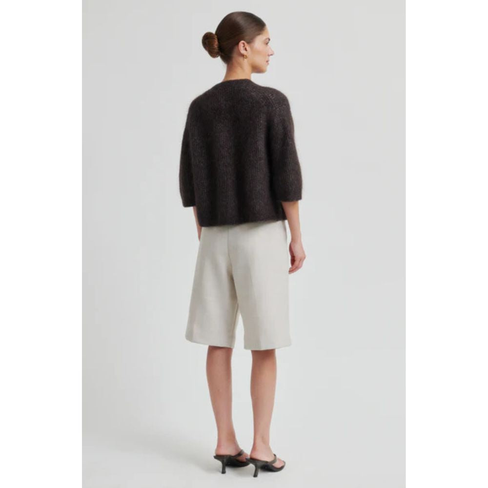 Second Female Brun Andrea Knit Cardigan