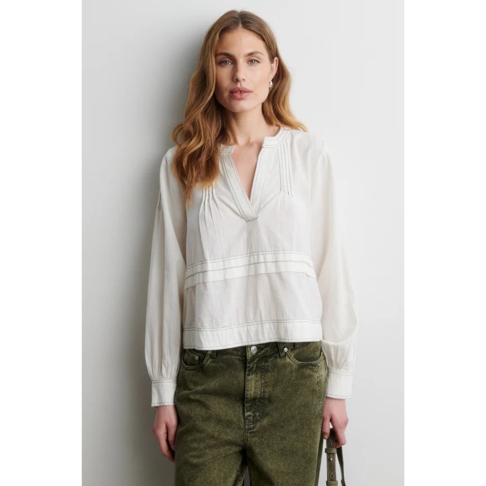 Second Female Hvid Livena Blouse