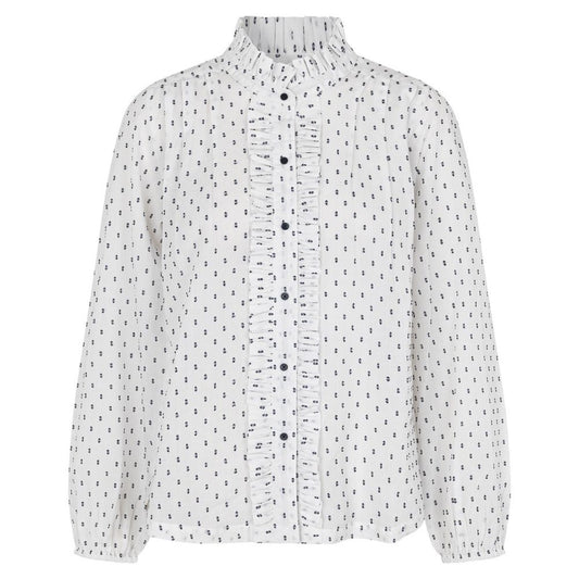 Lollys Laundry White Perth Shirt LS