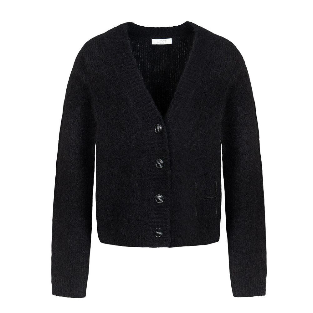 HÉST Jet Black Pernille cardigan