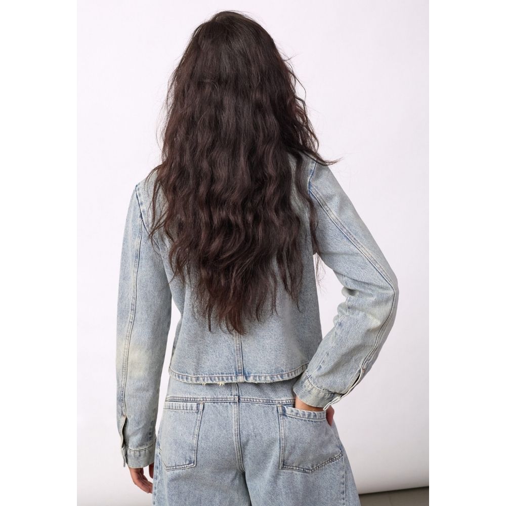 Co`Couture Denim Jackson Officer Jacket