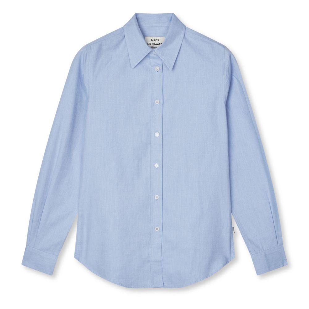 Mads Nørgaard Blå Oxford Shady Shirt